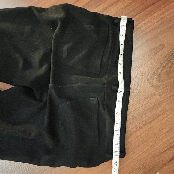 Eileen Fisher Black Soft Jersey Knit Slim Leg 5-Pocket Pants Size 8 EUC - Picture 7 of 9